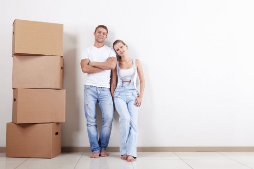 Man and Van team preparing for a move in Kingston