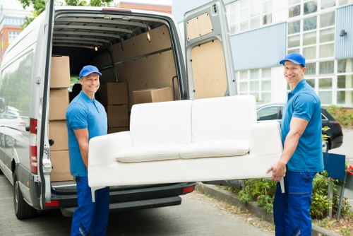 Removals Kingston team assisting with a move