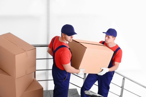 Professional removalists preparing for a house move in Kingston